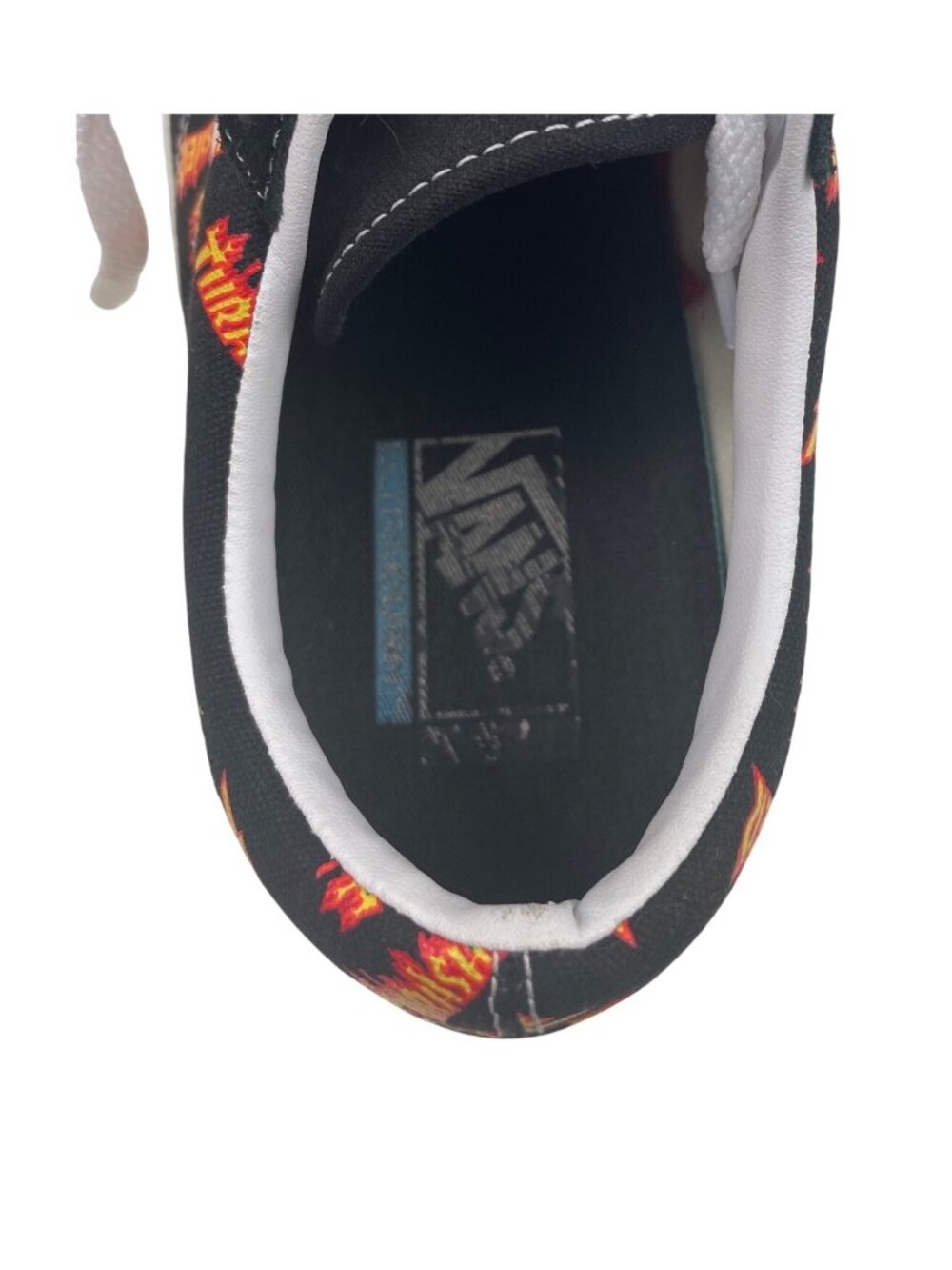 Vans x Thrasher Skate Old School Shoes Black Multi Logo Men’s Size 10 - Picture 11 of 13